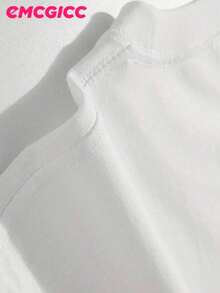 EMCGICC Men's Summer Short Graphic Tees Sleeved Pure Cotton Comfortable And Breathable Casual Outdoor Street Round Neck T-Shirt, A High-Quality Fashion Brand, A Surprise Gift For Family And Friends. - 白色 - 查看 4