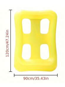1 pieza Flotador inflable de piscina de 4 rejillas reforzado con respaldo, diseño duradero y estable, adecuado para adultos como silla de descanso de piscina al aire libre, hamaca de agua, disponible en múltiples colores - Multicolor - Ver 11