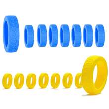 16/8 Peças Coberturas de Roda de Mala, Protetores de Roda de Mala, 1 Peça Protetores de Roda de Mala Portáteis, Coberturas de Roda de Mala de Silicone Coloridas para Conjuntos de Malas com 8 Rodas Giratórias, Capas de Roda Redutoras de Ruído para Cadeiras de Rodas de Escritório, Capas de Mala Anti-Abrasão e Anti-Ruído, Protetores de Mala, Itens Essenciais de Viagem de Férias, Acessórios de Viagem, Capas de Roda de Mala de Mão para a Maioria dos Conjuntos de Malas com Rodas.