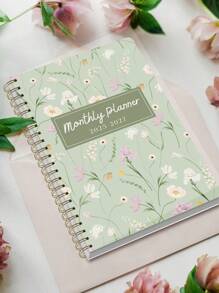 1 pieza Planificador académico semanal y mensual de enero 2026 a diciembre 2027 para mujeres y hombres, Planificador mensual minimalista A5, Cuaderno de citas, Mejora la eficiencia laboral, Útiles de oficina y escolares