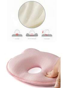 Almohada moldeadora para recién nacidos y bebés de 0 a 12 meses, corrige la forma de la cabeza del bebé, especialmente diseñada para bebés con cabeza deformada/plana - Multicolor - Ver 9