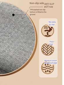 Thảm phòng tắm chống trượt nhung màu hồng - Thảm cashmere giả mềm mại, thấm hút và trang trí cho phòng khách, phòng ngủ hoặc lối vào - màu xanh lá - Xem 7