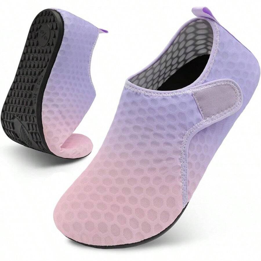 Scurtain Barefoot Shoes Women Men Beach Swim Aqua Socks Summer Quick-Dry Sandals Slippers - 紅色 - 查看 1