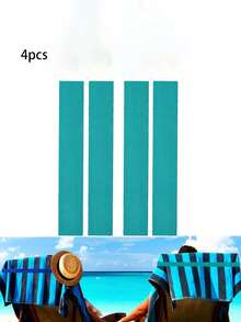 4pcs Towel Clips - Durable Chair & Pool Lounge Grip Handles, Safe Swimming & Cruise Chair Towel Rack, Towel Clips, Towel Chair Clips, Laundry Storage & Organization Beach Essentials - Multicolor - View 12