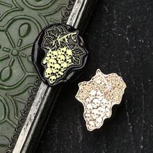 1pc NEW DARK SERIES Series Wax Seal Stamp, Vintage Sealing Stamp Head, Removable Brass Material, Fire Paint Seal Head For Wedding Invitations Gift Packaging Scrapbooking, DIY Handmade Gift Decoration, Cutting And Pasting Invitation Letter School Supplies, Back To School