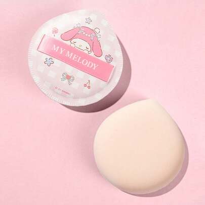 Miniso Sanrio My Melody Cotton Candy Air Cushion Powder Puff Cartoon Heart Sponge Makeup Kawaii Beauty Makeup Tool Festival Gifts