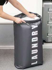 Laundry Bag Dirty Clothes Organizer Fabric Laundry Basket Travel Laundry Bag Large Enough Portable Dirty Clothes Hamper For Bedroom Bathroom And Laundry Room Storage Simple Design Large Capacity For Storing Blankets Blankets Laundry Easy Fit A Laundry Hamper Or Basket Machine Washable Dorm Room Essentials College Essentials Travel Essential School Supplies School Accessories Back To School Universty Students