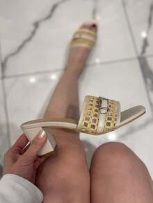 Women's Thick Sole Shoes, Minimalist & Practical Multifunctional - Beige - View 3