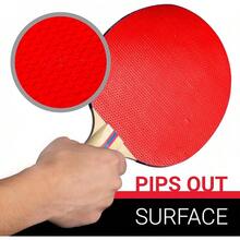 Sports Pong Paddle Set Table Tennis Paddle Kit Player Player