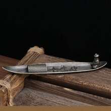 1 Retro Metal Fisherman Incense Burner, Home Decoration Incense Stick Burner, Suitable For Aromatherapy And Meditation Zen Stove, Fisherman Fishing Line Incense Plug Alloy Line Incense Plug Tea Ceremony Incen Random Delivery Of Stylesse Burner Lighting Device For Home Indoor, Alloy Old Man Fishing Line Incense Plug Base Tea Ceremony Incense Burner For Home Indoor Sinking Sandalwood Incense Line Incense Holder
