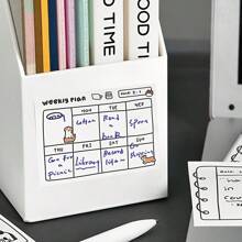 30 Stücke süßes Wochenplaner Blatt: Ideal für Haftnotizen und Bürodekoration - rechteckig