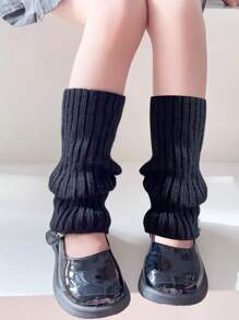 1 pereche jambiere pentru copii, jambiere lejere de culoare solidă pentru primăvară și toamnă, ciorapi de prințesă cu tub drept fără toc, jambiere Lolita pentru toamnă și iarnă