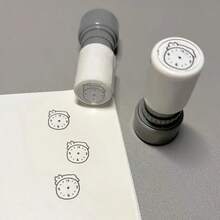 可爱猫咪印章，适用于计划本、日常生活记录、教师鼓励，感光印章，带有趣味表情的装饰性计划本印章