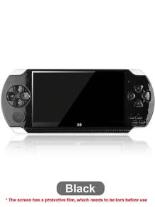 1pc New Game Console With Classic 4.3-Inch Large Screen Built-In 20000 Retro Nostalgic Games 12 Emulators For FC/GBA Supports Two-Player Battles Supports TV Connection Handheld PSP Pocket Handheld Arcade Joystick Holiday Gift