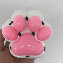 1/5个猫爪挤压玩具，慢回弹葡萄/橙色，减压挤压玩具，立方体挤压玩具，粘性挤压玩具，大号弹性挤压猫爪，指尖旋转玩具，生日派对礼物 - 彩色 - 查看 8