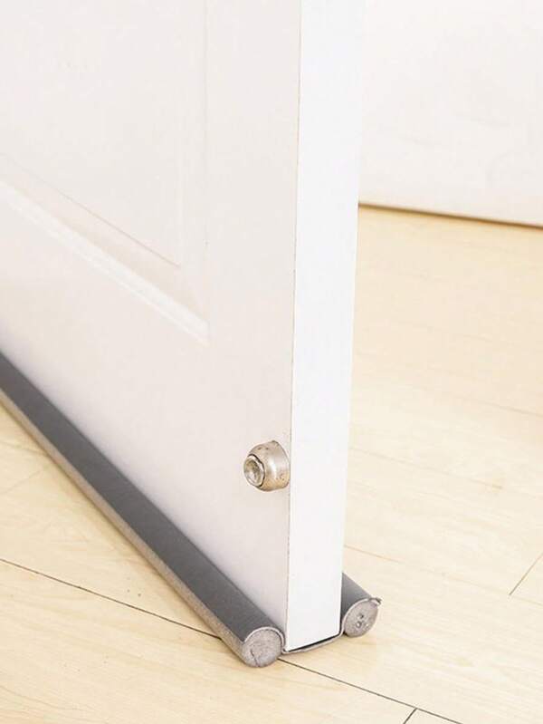 Adesivo à prova de som para porta de quarto, vão inferior da porta, à prova de vento e poeira, artefato, batente de corrente de ar na parte inferior da porta, reduz o fluxo de ar, ruído e som - Preenchedor de vão - Vedação de porta ajustável, vedação à prova de vento, selador de janela