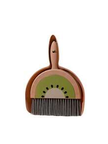 1 套家用迷你桌面扫帚和簸箕套装，适合儿童和学生（1 把刷子 + 1 把簸箕），厨房，浴室，家居，家居供应商