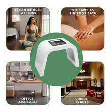 7 Color Led Mask Face Red Light Therapy Machine Home Beauty Salon Device For Skin Care Facial Neck And Body Rejuvenation Equipment Spa White Green Light - View 5