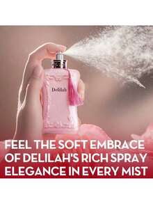 Delilah For Women Eau De Parfum - 3.4oz/100mL Luxury Woody Floral Perfume Spray, Long-Lasting Fragrance With Rare Ingredients & 5ML Travel-Size Bottle - Delilah - 查看 4