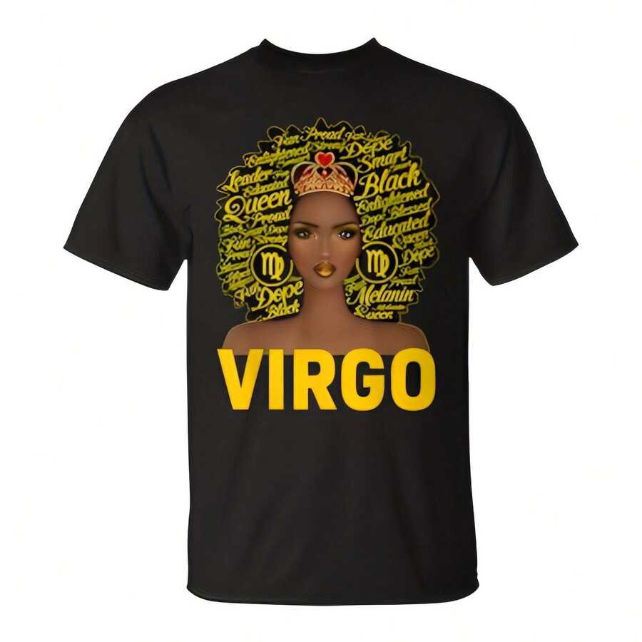 Afro  Birthday Queen Zodiac Virgo Queen T-Shirt  Retro Shirts Anime Shirts Cistian Clothing Y2K, Retro Style, Streetwear, Graffiti Art, Bold Typography, Cowboy Core, Beach Vibes, Graduation Season, Summer Trips, Family Trips, Solo Adventures, Music Festivals, Car Shows, Motorcycle Rides, Skateboard Parks, City Streets, Baseball Games, College Reunions, Independence Day, Comic-Con, Cold Weekends, Camping Nights, Sunset Strolls, Road Trips, Urban Adventure, Birthday Party, Dance Battle, Tattoo Expo, Comic-Con, Hip-Hop Night, Art Market, Surf Club, Vintage Picnic, Vintage Expo, Street Dance Fiesta Pattern T Playe De Hombre Jesus Puerto Rico Rel Pappe Basketball Jersey - Black - View 1