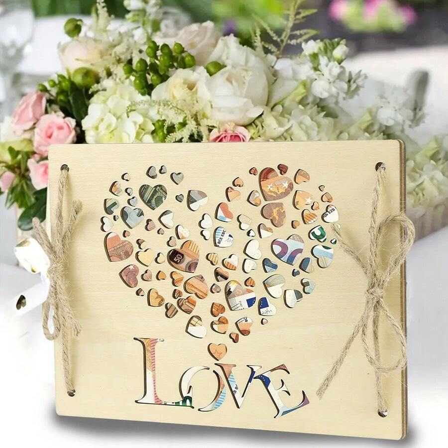 Suport de bani din lemn pentru cadouri de dragoste, card de dorințe în numerar LOVE, pandantiv ornament pentru decorarea casei, pentru familie dragă, decorare nuntă, cadou de ziua mamei, cadou de ziua tatălui, cadou de aniversare, plin de dragoste