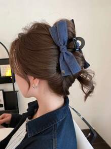 1 Stück Damen Jeans Schmetterling Große Haarspange, Haarzubehör