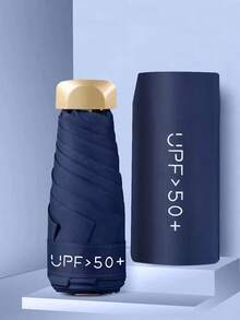 小折叠伞，迷你口袋防水便携旅行伞，遮阳伞女士防晒UV防晒伞二合一迷你六折超轻小巧便携，迷你旅行伞，小巧便携晴雨两用伞，遮阳，99%防紫外线，男女适用，结构耐用，防晒防雨