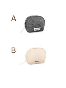 1pc Portable Cosmetic Bag, Handheld Toiletry Pouch For Lipstick, Skincare Product Storage, Travel