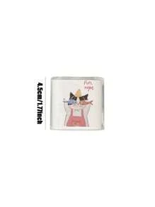 5 Stück/Set niedliche Schwein/Katze Muster kompatibel mit 18W/20W Apple Ladegerät Schutzabdeckungen, TPU weiche Kabelschutz, Ladezubehör, Handyzubehör
