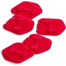 Outward Hound By Nina Ottosson Extra Doors For Dog Brick Interactive Dog Puzzle - 5 Pack, Red - Extra Doors (Red) - 查看 1