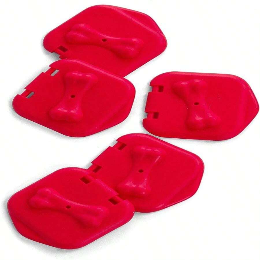 Outward Hound By Nina Ottosson Extra Doors For Dog Brick Interactive Dog Puzzle - 5 Pack, Red - Extra Doors (Red) - 查看 1