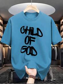 Men Sports Tees & Tanks - Azul eléctrico - Ver 1