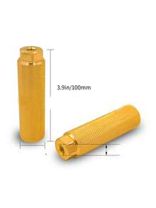 1 件装铝合金六角自行车支架 - 火箭管式，适合户外使用，多色 - 彩色 - 查看 24