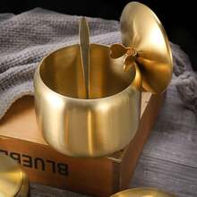 1pc Restaurant With Spoon, Large Food Stall, Seasoning Jar, Three Flavors, Single Flavors, Kitchen, Household Set, Cooking Tools