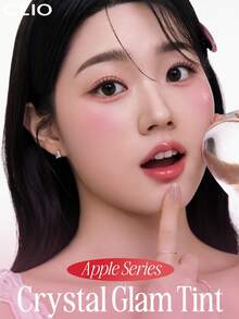 Clio 韩妆亮泽唇彩，保湿液体唇膏，打造光彩妆效，轻盈舒适，可叠加涂抹，玻璃般光泽，柔滑持久，显色度高，透明透亮，滋养保湿，日常妆容，韩国化妆品 - 18 FRESH APPLE - 查看 3