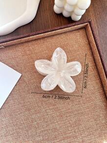 4pcs Acrylic Flower Large Hair Claws, Elegant Sophisticated Personalized Bun Clips, Versatile Decorative Hair Accessories, Sweet Cute For Everyday Wear Hair Jaw Clip Hair Clamps Hair Clutch Hair Claw Clip Fashion Hair Clips Women Claw Clips Fall Winter For Vacation Outfits Woman