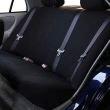 9 件通用汽车座椅套、汽车座椅套全套、适用于汽车、SUV、轿车、货车、汽车内饰套的通用布质前座套、兼容安全气囊，包含 9 件：2 个前座套、1 个靠背套、1 个后座套和 5 个头枕套。包含 4 件：2 个前座套和 2 个头枕