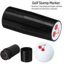 Marcador de carimbo para bola de golfe, selo de impressão, plástico de secagem rápida, multicolorido, acessórios de golfe, símbolo para presente de jogador de golfe, volta às aulas, material escolar