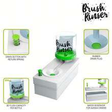 Brush Washer Clean Cycle Brush Washer Pen Washer - Green - View 8