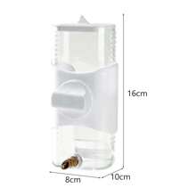 Parrot Waterer Pet Bird Feeding Tools Bird Drinker 300ml Capacity Bird Water Feeder For Small Pet Rabbit Budgie Lovebirds Caique