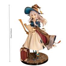 [女巫雕像] PVC 魔法女巫雕像，带帽子和魔法扫帚 | 收藏品，非常适合桌面和电脑装饰 - 动漫粉丝必备收藏品 - 混合顏色 - 查看 5