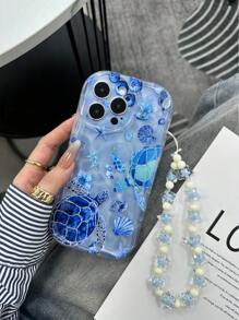 Coque de téléphone anti-chute avec motif peint transparent de couleurs vives, en chaîne, avec design d'océan de couleur crème. Compatible avec 14/14 Pro/14 Pro Max, design estival nouveau. Compatible avec 13/13 Pro/13 Pro Max, design de dessin animé. Compatible avec 11/11 Pro Max, design peint. Compatible avec 12/12 Pro/12 Pro Max/XR, design de dessin animé. Compatible avec 7/8. Compatible avec 15/15 Pro/15 Pro Max, 16/16 Pro/16 Pro Max, Galaxy S24, A04, A12, A13, A14, A23, A24, A32, A33, A51, A52, A53, A54, A72, S20 FE, Redmi 9, Redmi 9A.