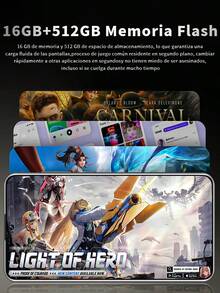 Celulares Oferta vove marca P70 Ultra 7.3 Pulgadas 16+512gb 8000 Mah Doble sim 5g Smartphone Huellas digitales desbloqueadas - marrón - Ver 3