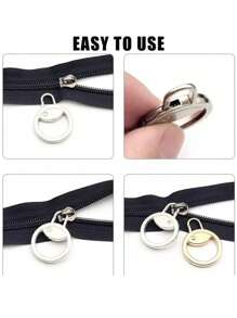 10 Zipper Head Replacement, Metal Repair, Zipper DIY Sewing, Zipper Head Repair, Jacket, Coat, Shoes, Backpack, Luggage