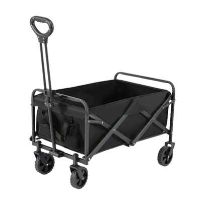 JUICYGOODS HOME & DECOR Carro de Mano Plegable con Ruedas - Carretilla multiusos para Playa, Jardín, Camping - Carga Máxima 75 kg - Asa Ajustable - Fácil Transporte - Resistente y Compacto - Entrega 24/48h a España (península)