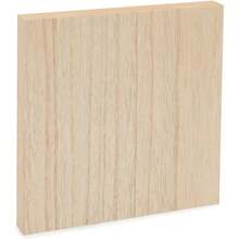 Bright Creations Unfinished MDF Wood Blocks For DIY Crafts, Wooden Square Sign Block (8x8 In, 4 Pack) - 1 - View 6