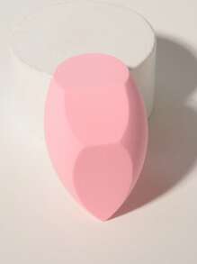 1pc Extra Large 2-In-1 Makeup Sponge, Olive Oil Shaped Dual-Edged Makeup Puff, Reusable & Washable Makeup Applicator Suitable For Powder, Liquid, Setting Makeup, Soft Texture, Ideal For Men And Women, Portable Daily/Travel Essential