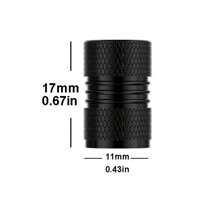 4pcs Tire Valve Caps, Valve Stem Caps For Toyo Ta Audi VW Benz BWM Nissan Hon Da Hyun Dai Kia For D And So On, Alloy Car Tire Caps For Corrosion Resistant Leak-Proof Car Accessories, Black