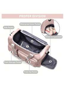 Bolsa de deporte de 35L con 11 piezas, bolso cruzado de yoga, bolso deportivo ligero, bolso impermeable para hombres y mujeres para fitness y viaje - Bolso de nailon Oxford impermeable y grueso con compartimento para zapatos, bolsillo seco/húmedo - Adecuado para fitness, natación, equipaje de fin de semana, viaje, ocio, versátil, bolso de hombro portátil
