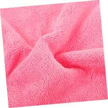 3 件装超细纤维汽车干毛巾 11.8 英寸 X 11.8 英寸 超大号汽车清洁吸水干车布窗户清洁剂干燥器灰粉色 - 粉色 - 查看 8